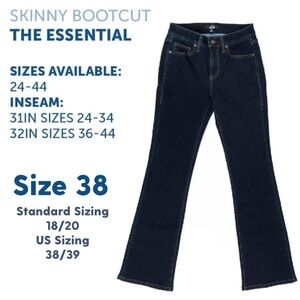 LuLaRoe Dark Blue Skinny Boot Cut Jeans